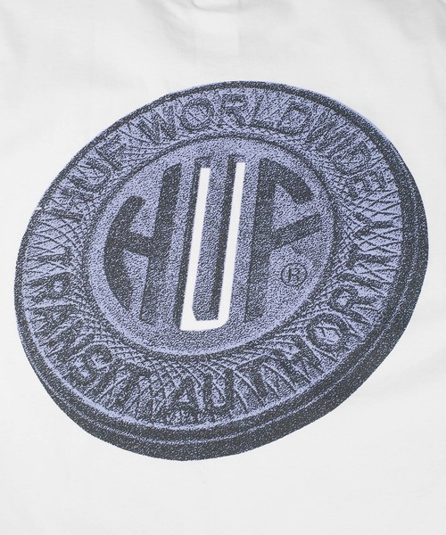 HUF(ハフ)の「【C-HUF3】【HUF/ハフ】TOKEN TEE TS02511(Tシャツ/カットソー・メンズ・ブラック/ホワイト・XX-LARGE/X-LARGE/LARGE/MEDIUM)」の12枚目の写真