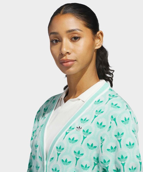 adidas（アディダス）の「オリジナルス オールオーバー カーディガン