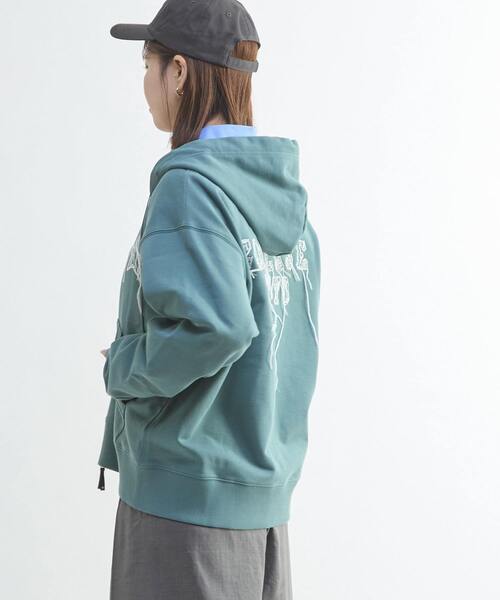 CONVERSE TOKYO(コンバーストウキョウ)の「EMBROIDED LOGO ZIP HOODIE(パーカー・レディース・ブラック/グレー/グリーン・SMALL/MEDIUM)」の6枚目の写真