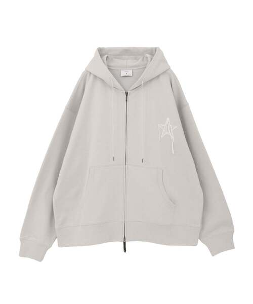 CONVERSE TOKYO(コンバーストウキョウ)の「EMBROIDED LOGO ZIP HOODIE(パーカー・レディース・ブラック/グレー/グリーン・SMALL/MEDIUM)」の11枚目の写真