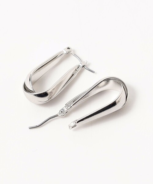 BEAMS HEART（ビームスハート）の「クロス フープピアス（ピアス（両耳用）・レディース・シルバー/ゴールド・ONE SIZE）」の3枚目の写真