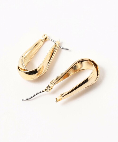 BEAMS HEART（ビームスハート）の「クロス フープピアス（ピアス（両耳用）・レディース・シルバー/ゴールド・ONE SIZE）」の4枚目の写真