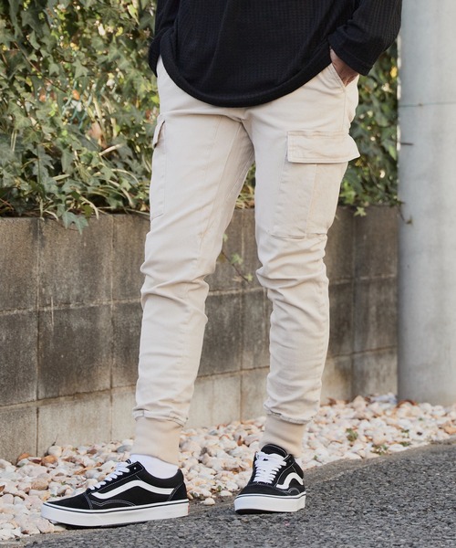 WP WESTPOINT(ダブルピーウエストポイント)の「WP WESTPOINT/ダブルピー ウエストポイント カーゴリブ イージーパンツ 秋 秋服 2026年秋冬(カーゴパンツ・メンズ・ライトベージュ・S/XS/XXL)」の3枚目の写真