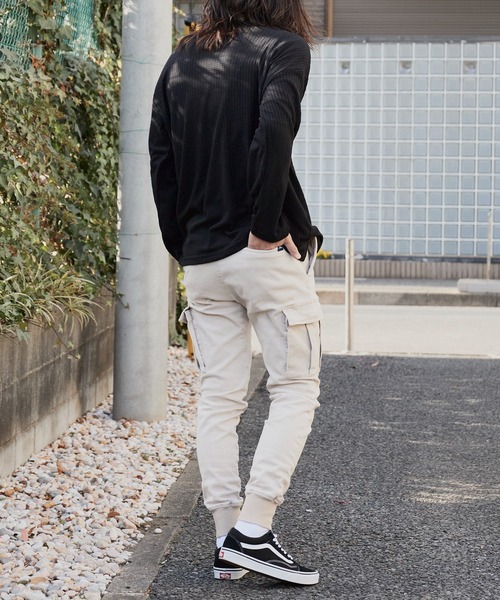 WP WESTPOINT(ダブルピーウエストポイント)の「WP WESTPOINT/ダブルピー ウエストポイント カーゴリブ イージーパンツ 秋 秋服 2026年秋冬(カーゴパンツ・メンズ・ライトベージュ・S/XS/XXL)」の11枚目の写真