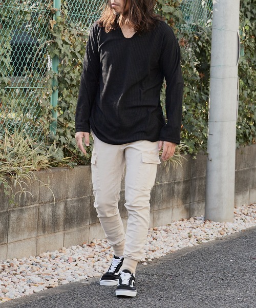 WP WESTPOINT(ダブルピーウエストポイント)の「WP WESTPOINT/ダブルピー ウエストポイント カーゴリブ イージーパンツ 秋 秋服 2026年秋冬(カーゴパンツ・メンズ・ライトベージュ・S/XS/XXL)」の13枚目の写真