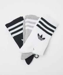 adidas（アディダス）の「【adidas originals/アディダスオリジナルス】CREW SOCK 3STR/ クルー ソックス スリーストライプス シリーズ /ユニセックス（ソックス/靴下）」