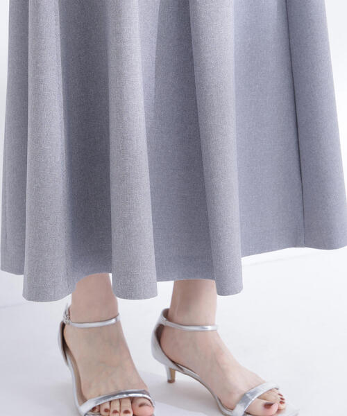 NATURAL BEAUTY BASIC(ナチュラルビューティーベーシック)の「◇メタルバックルフレアースカート(スカート・レディース・ベージュ/グレー/チャコールグレー・MEDIUM/P/S)」の18枚目の写真