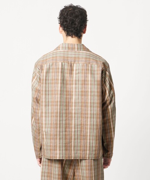 LOEFF(ロエフ)の「<LOEFF>チェック スキッパー シャツ UNISEX(シャツ/ブラウス・レディース・ベージュ・2/1/0)」の11枚目の写真