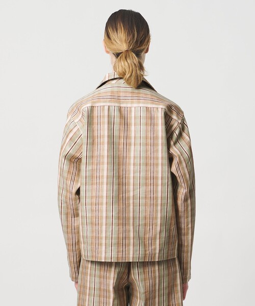 LOEFF(ロエフ)の「<LOEFF>チェック スキッパー シャツ UNISEX(シャツ/ブラウス・レディース・ベージュ・2/1/0)」の15枚目の写真