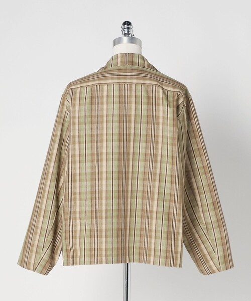 LOEFF(ロエフ)の「<LOEFF>チェック スキッパー シャツ UNISEX(シャツ/ブラウス・レディース・ベージュ・2/1/0)」の16枚目の写真
