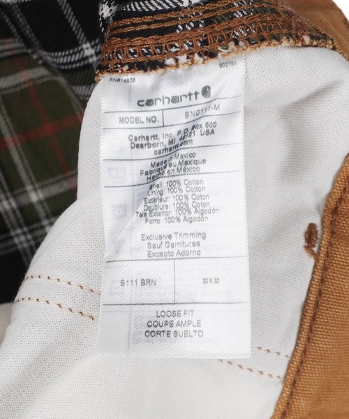 Carhartt（カーハート）の「【T16】【Carhartt/カーハート】LOOSE FIT WASHED DUCK UTILITY WORK PANTS 裏地付き レングス32 B111（その他パンツ・メンズ・ブラウン・30×32）」の9枚目の写真