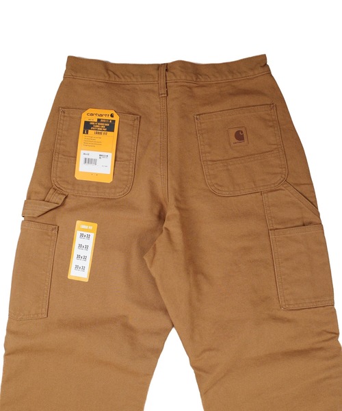 Carhartt（カーハート）の「【T16】【Carhartt/カーハート】LOOSE FIT WASHED DUCK UTILITY WORK PANTS 裏地付き レングス32 B111（その他パンツ・メンズ・ブラウン・30×32）」の6枚目の写真