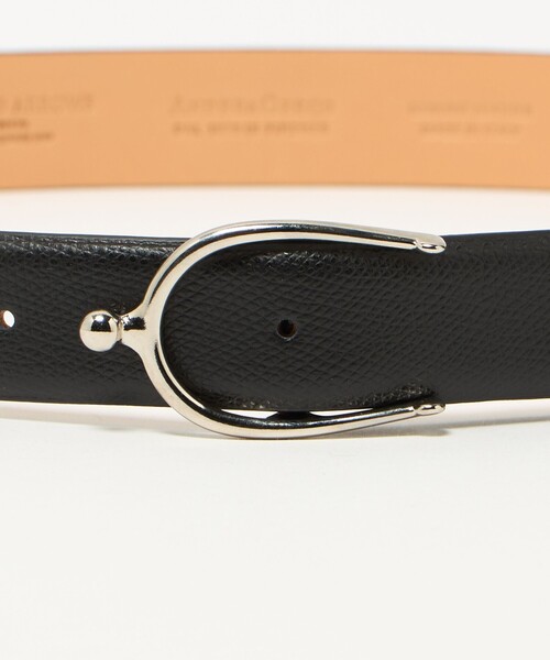 UNITED ARROWS（ユナイテッドアローズ）の「【別注】＜ANDREA GRECO＞ ピンバックルベルト 30MM（ベルト・メンズ・ダークブラウン/ブラック・95cm/90cm/80ｃｍ/85cm）」の6枚目の写真