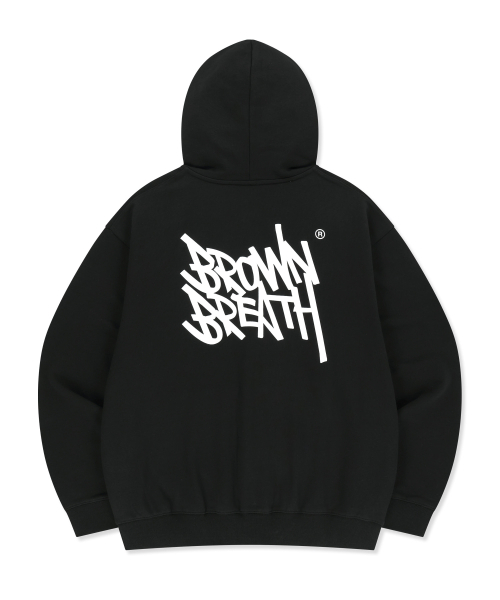 BROWNBREATH(ブラウンブレス)の「TAG HOOD ZIP UP - BLACK(パーカー・レディース・その他・2XL/LARGE/X-LARGE/SMALL/MEDIUM)」の2枚目の写真