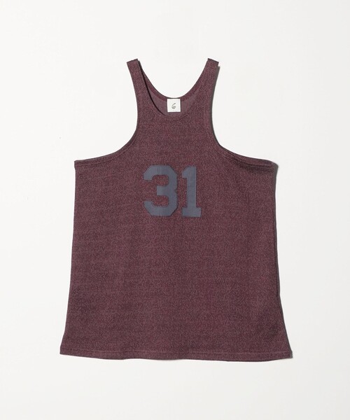 6(ロク)の「<6(ROKU)>アメリカンスリーブ トップス(タンクトップ・レディース・ナチュラル/ワイン・FREE)」の1枚目の写真