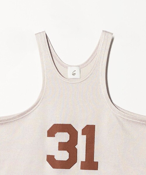 6(ロク)の「<6(ROKU)>アメリカンスリーブ トップス(タンクトップ・レディース・ナチュラル/ワイン・FREE)」の8枚目の写真