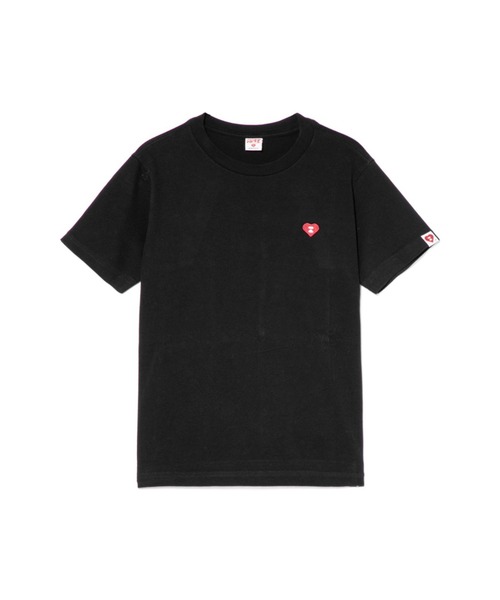 APEE BY A BATHING APE(エイピーバイアベイシングエイプ)の「HEART BADGE TEE(Tシャツ/カットソー・レディース・ブルー/ホワイト/バーガンディー/ブラック・X-SMALL/SMALL)」の4枚目の写真