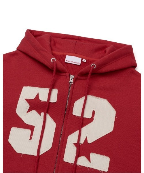 AMESWORLDWIDE（アメスワールドワイド）の「【UNISEX】AMES WORLDWIDE ／52アップリケフードジップ（パーカー・レディース・レッド/グレー/ネイビー・MEDIUM/SMALL）」の10枚目の写真