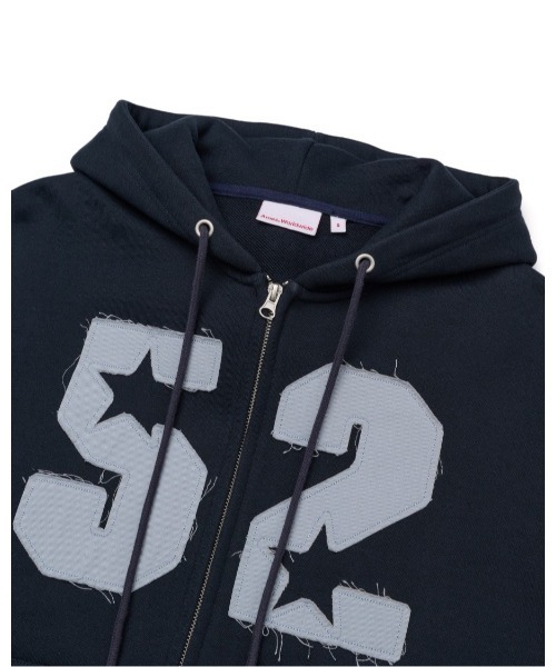 AMESWORLDWIDE（アメスワールドワイド）の「【UNISEX】AMES WORLDWIDE ／52アップリケフードジップ（パーカー・レディース・レッド/グレー/ネイビー・MEDIUM/SMALL）」の14枚目の写真