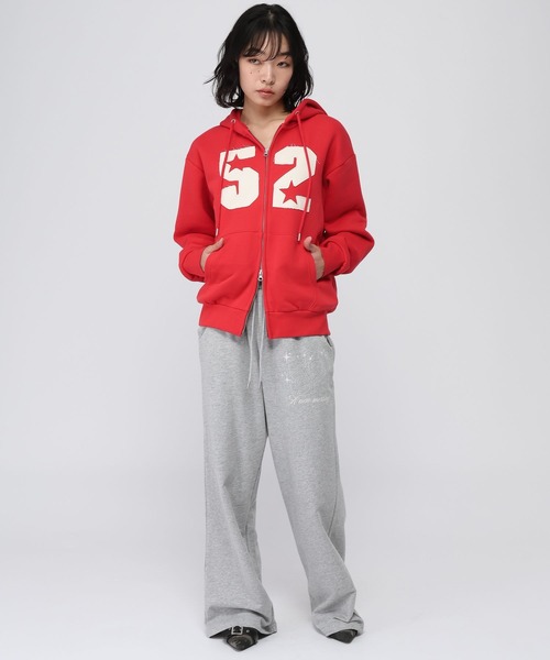 AMESWORLDWIDE（アメスワールドワイド）の「【UNISEX】AMES WORLDWIDE ／52アップリケフードジップ（パーカー・レディース・レッド/グレー/ネイビー・MEDIUM/SMALL）」の17枚目の写真