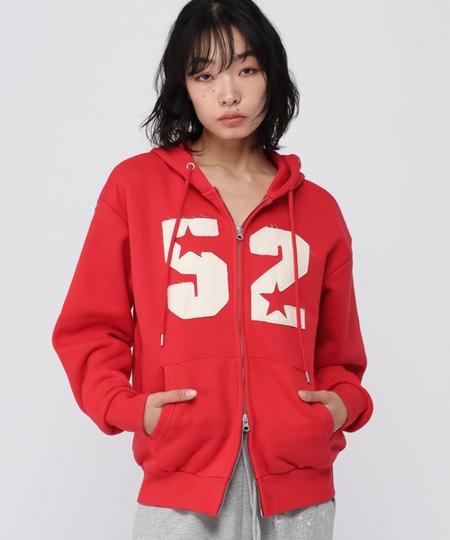 AMESWORLDWIDE（アメスワールドワイド）の「【UNISEX】AMES WORLDWIDE ／52アップリケフードジップ（パーカー・レディース・レッド/グレー/ネイビー・MEDIUM/SMALL）」の20枚目の写真