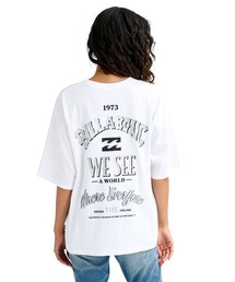 BILLABONG ウィメンズ MESSAGE ARCH LOOSE M Tシャツ 【2026年春夏モデル】