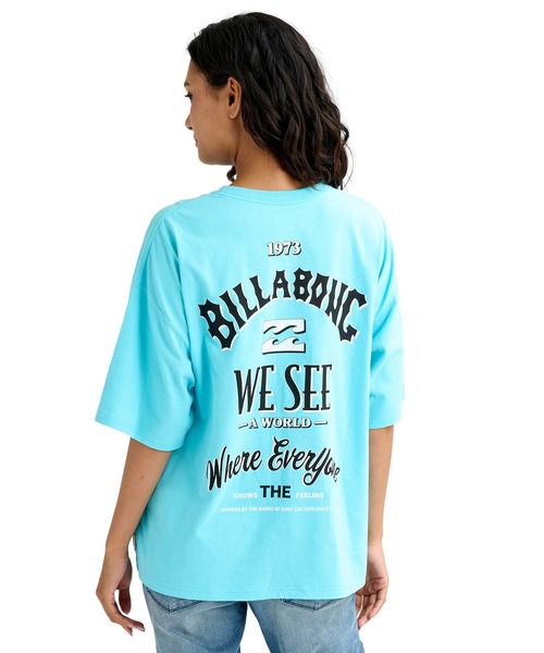 BILLABONG(ビラボン)の「BILLABONG ウィメンズ MESSAGE ARCH LOOSE M Tシャツ 【2026年春夏モデル】(Tシャツ/カットソー・レディース・ホワイト/オフホワイト/オレンジ系その他/ブルー系その他2・LARGE/MEDIUM)」の11枚目の写真