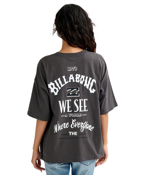 BILLABONG(ビラボン)の「BILLABONG ウィメンズ MESSAGE ARCH LOOSE M Tシャツ 【2026年春夏モデル】(Tシャツ/カットソー・レディース・ホワイト/オフホワイト/オレンジ系その他/ブルー系その他2・LARGE/MEDIUM)」の5枚目の写真