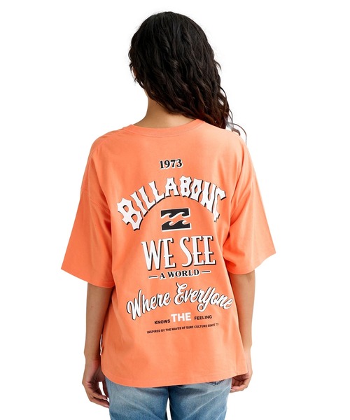BILLABONG(ビラボン)の「BILLABONG ウィメンズ MESSAGE ARCH LOOSE M Tシャツ 【2026年春夏モデル】(Tシャツ/カットソー・レディース・ホワイト/オフホワイト/オレンジ系その他/ブルー系その他2・LARGE/MEDIUM)」の16枚目の写真