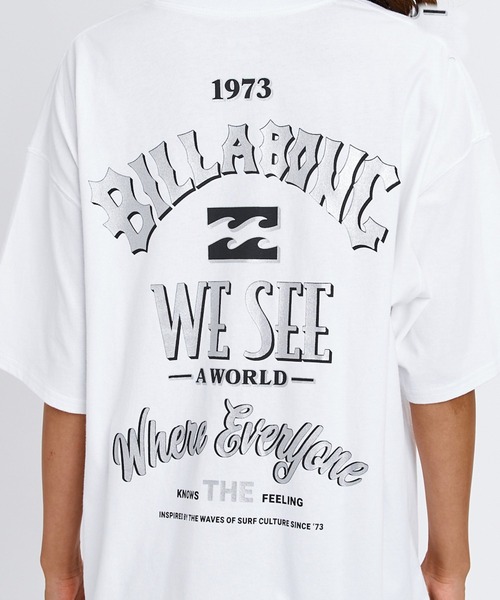 BILLABONG(ビラボン)の「BILLABONG ウィメンズ MESSAGE ARCH LOOSE M Tシャツ 【2026年春夏モデル】(Tシャツ/カットソー・レディース・ホワイト/オフホワイト/オレンジ系その他/ブルー系その他2・LARGE/MEDIUM)」の18枚目の写真