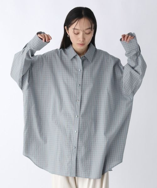 JEANASIS（ジーナシス）の「長袖シャツ（シャツ/ブラウス・レディース・グレー・FREE）」の16枚目の写真