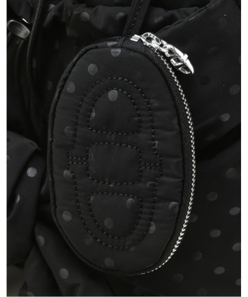 athe（アテ）の「[RUBAN] ドットブラックリボンバックパック兼ショルダーバッグ S AABA6F912BK（バックパック/リュック・レディース・ブラック・FREE）」の9枚目の写真