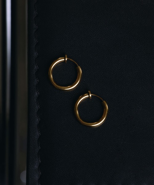 CENE(セネ)の「【CENE】セネ/プレインフープイヤリング/17mm(イヤリング・レディース・ゴールド/シルバー・FREE)」の1枚目の写真