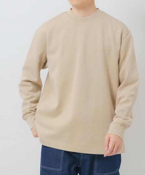 ITEMS URBANRESEARCH（アイテムズ アーバンリサーチ）の「フェードダンボール クルーネックTops（スウェット・メンズ・オリーブ/ブラック/ベージュ/ネイビー・MEDIUM/LARGE）」の7枚目の写真