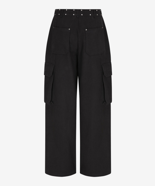 LIE MEQUE（リメーク）の「ポケットワイドパンツブラック（その他パンツ・レディース・ブラック・SMALL/MEDIUM）」の2枚目の写真