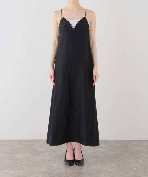EDIT. FOR LULU(エディットフォールル)の「【NOHRA/ノーラ】Silk linen dress(ワンピース・レディース・ブラック・SMALL)」の15枚目の写真