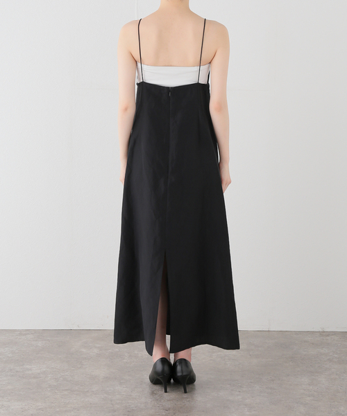 EDIT. FOR LULU(エディットフォールル)の「【NOHRA/ノーラ】Silk linen dress(ワンピース・レディース・ブラック・SMALL)」の3枚目の写真