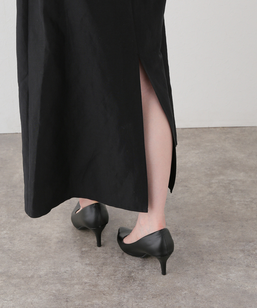 EDIT. FOR LULU(エディットフォールル)の「【NOHRA/ノーラ】Silk linen dress(ワンピース・レディース・ブラック・SMALL)」の6枚目の写真
