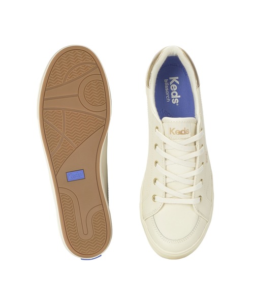 Keds(ケッズ)の「Keds ケッズ センター スリー レザー ナチュラルホワイト(スニーカー・レディース・オフホワイト・22.5cm/23.0cm/23.5cm/24.0cm/24.5cm/25.0cm)」の5枚目の写真