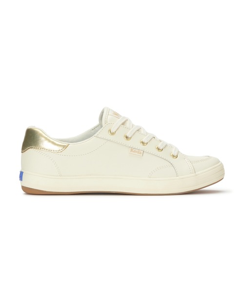 Keds(ケッズ)の「Keds ケッズ センター スリー レザー ナチュラルホワイト(スニーカー・レディース・オフホワイト・22.5cm/23.0cm/23.5cm/24.0cm/24.5cm/25.0cm)」の2枚目の写真