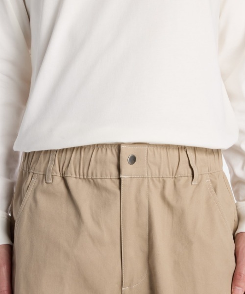NEW BALANCE(ニューバランス)の「New Balance 大谷翔平 Signature Woven Twill Pants(ニューバランス 大谷翔平シグネチャーウーブンツイルパンツ)(チノパンツ・メンズ・ベージュ系/ネイビー・MEDIUM/LARGE/X-LARGE)」の5枚目の写真