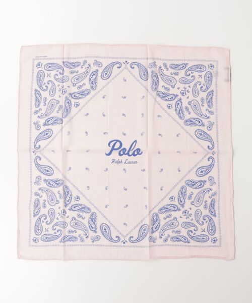 ロゴ ペイズリー コットン バンダナ（バンダナ/スカーフ）｜POLO RALPH