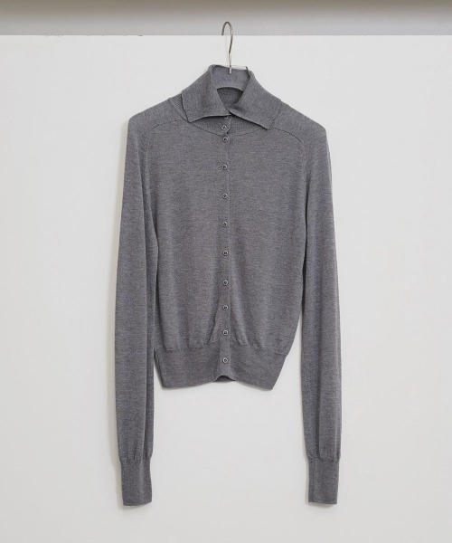TODAYFUL（トゥデイフル）の「TODAYFUL Tencelwool Highneck Knit（ニット/セーター・レディース・ダークブラウン/ブラック/グレー・FREE）」の2枚目の写真