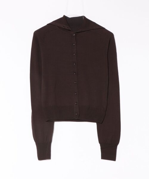 TODAYFUL（トゥデイフル）の「TODAYFUL Tencelwool Highneck Knit（ニット/セーター・レディース・ダークブラウン/ブラック/グレー・FREE）」の19枚目の写真