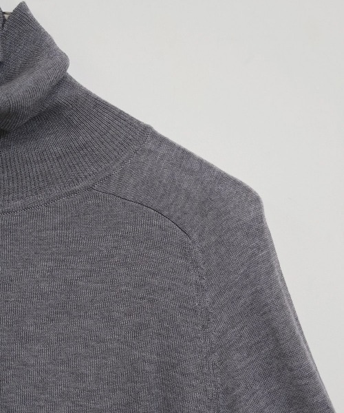 TODAYFUL（トゥデイフル）の「TODAYFUL Tencelwool Highneck Knit（ニット/セーター・レディース・ダークブラウン/ブラック/グレー・FREE）」の7枚目の写真