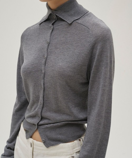 TODAYFUL（トゥデイフル）の「TODAYFUL Tencelwool Highneck Knit（ニット/セーター・レディース・ダークブラウン/ブラック/グレー・FREE）」の9枚目の写真