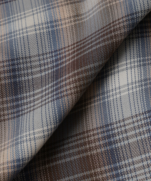 PENDLETON(ペンドルトン)の「PENDLETON / ペンドルトン 別注 TR ツイル 半袖 ボードシャツ(シャツ/ブラウス・メンズ・ライトグリーン/ブラック/ブルー系その他/ブラウン系その他・LARGE/MEDIUM)」の7枚目の写真