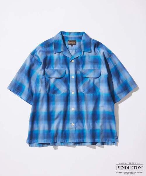 PENDLETON / ペンドルトン 別注 TR ツイル 半袖 オープンカラーシャツ