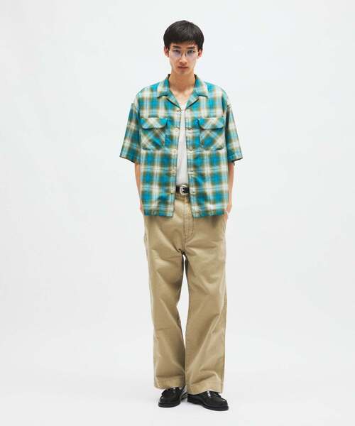 PENDLETON / ペンドルトン 別注 TR ツイル 半袖 オープンカラーシャツ