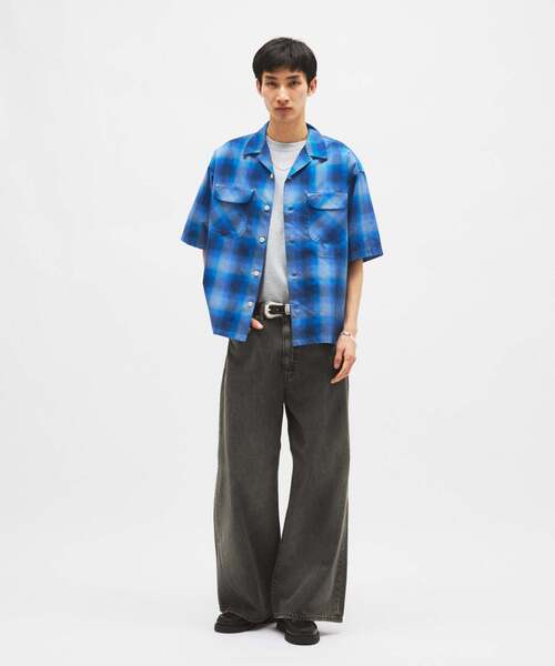 PENDLETON / ペンドルトン 別注 TR ツイル 半袖 オープンカラーシャツ